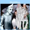 Premium Wizard Of Oz Tin Man Cosplay Outfit For Comfortable Wear At Halloween Events