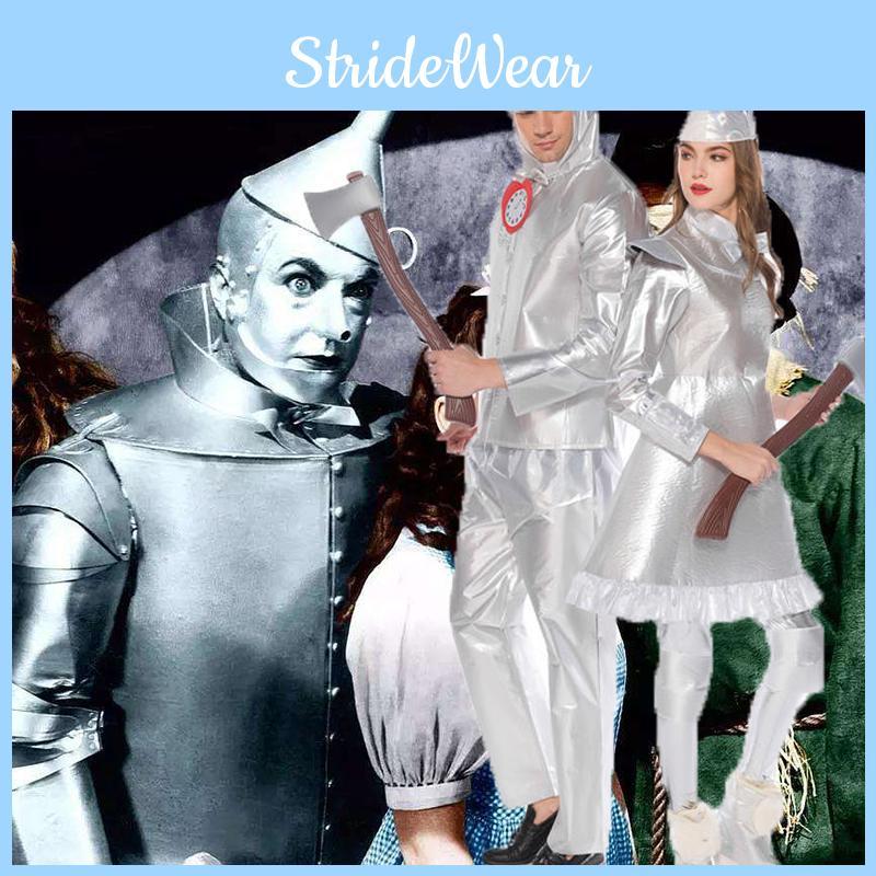 Premium Wizard Of Oz Tin Man Cosplay Outfit For Comfortable Wear At Halloween Events