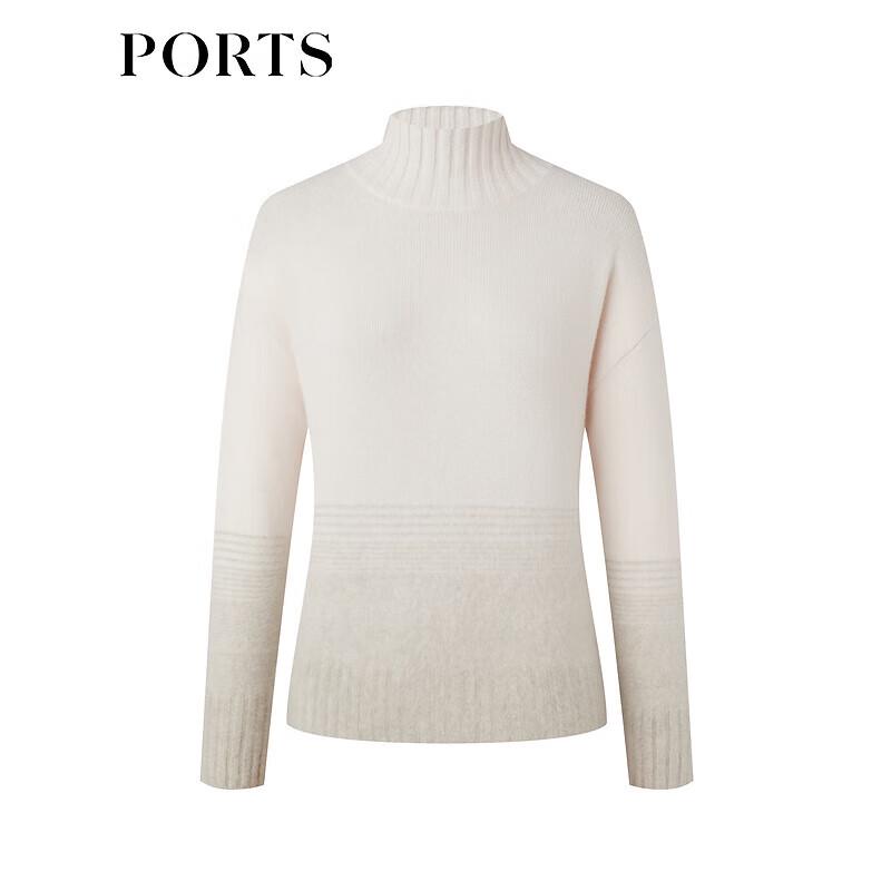 PORTS 100% Cashmere Round Neck Pullover