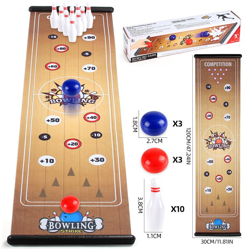 Children Interactive Social Curling Soccer Board Games Bowling Table Games Mat Family Friend Party Fun Indoor Game Toys For Kids