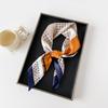 71 * 71Cm silk scarf women's new satin headscarf simulation silk printing small square scarf with hand gift scarf wholesale
