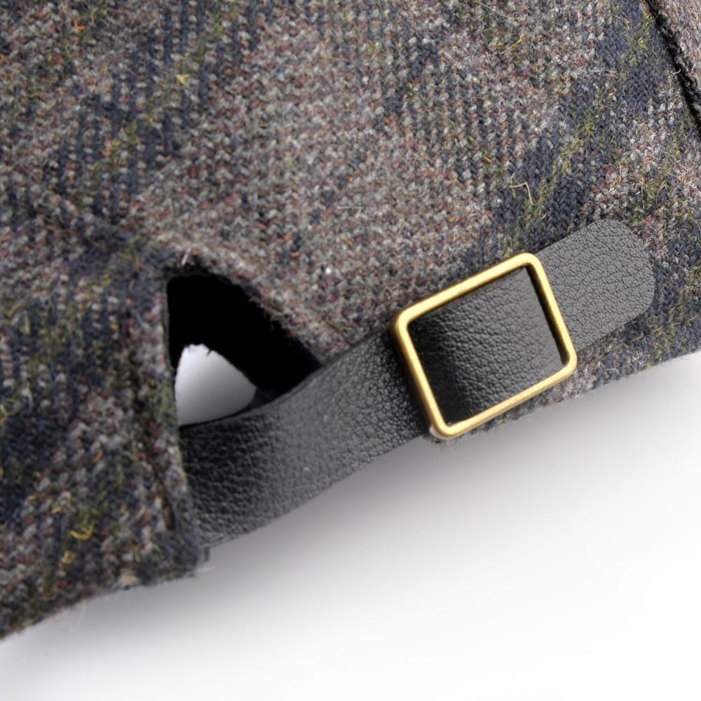 Mode Boina Hüte Für Männer Vintage Newsboy Caps Künstlerische Plaid Baskenmütze Mütze Frauen Einstellbar Flache Hüte Frühling Herbst Boina