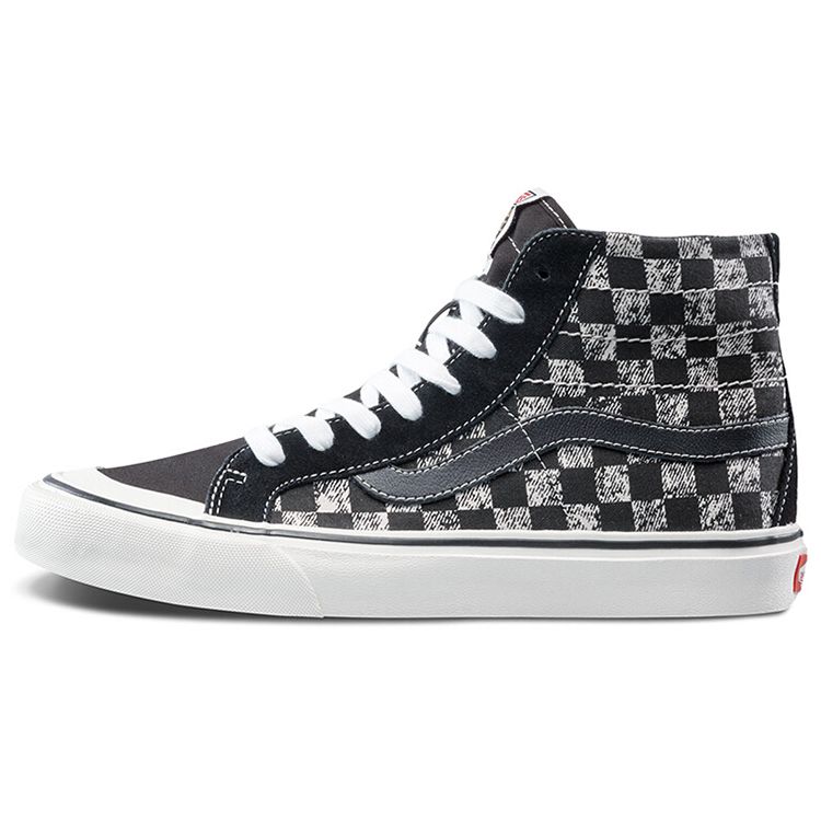 Vans Sk8 Checkerboard High-Top Skate Shoes Unisex Sneakers Black White VN0A3MV1VFZ