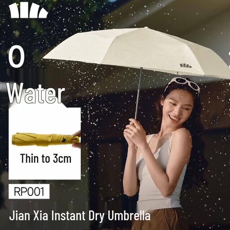 Beneunder Portable Quick-Dry Folding Umbrella