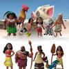 Figurine Moana 10pcs Anime Statuary Cake Ornament Christmas Gifts Garnish Toys