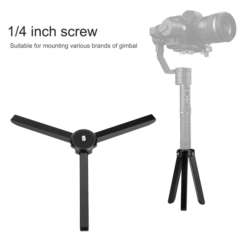 Mini Aluminium Alloy 15KG Heavy Load Folding 1 4 Screw Tripod Accessory for DJI Zhiyun