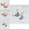 Chic Purple And Pink Alloy Earrings 2022 Summer Fashion For Women