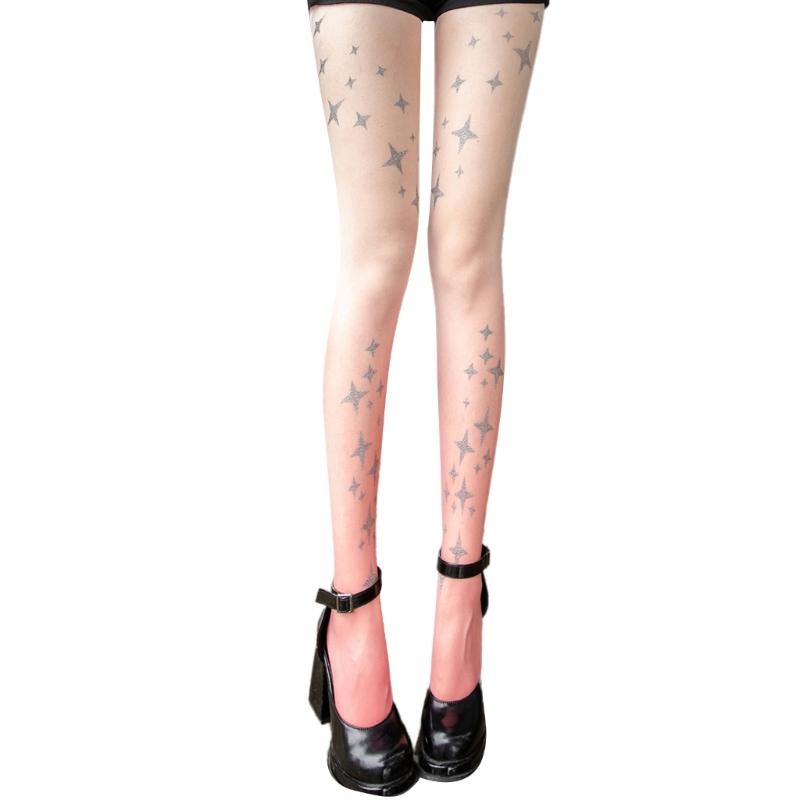 Women s Patterned Tights Vintage JK Pantyhose Tights Students Girls Pantyhose Stockings Sheer Tights Pantyhose Stockings