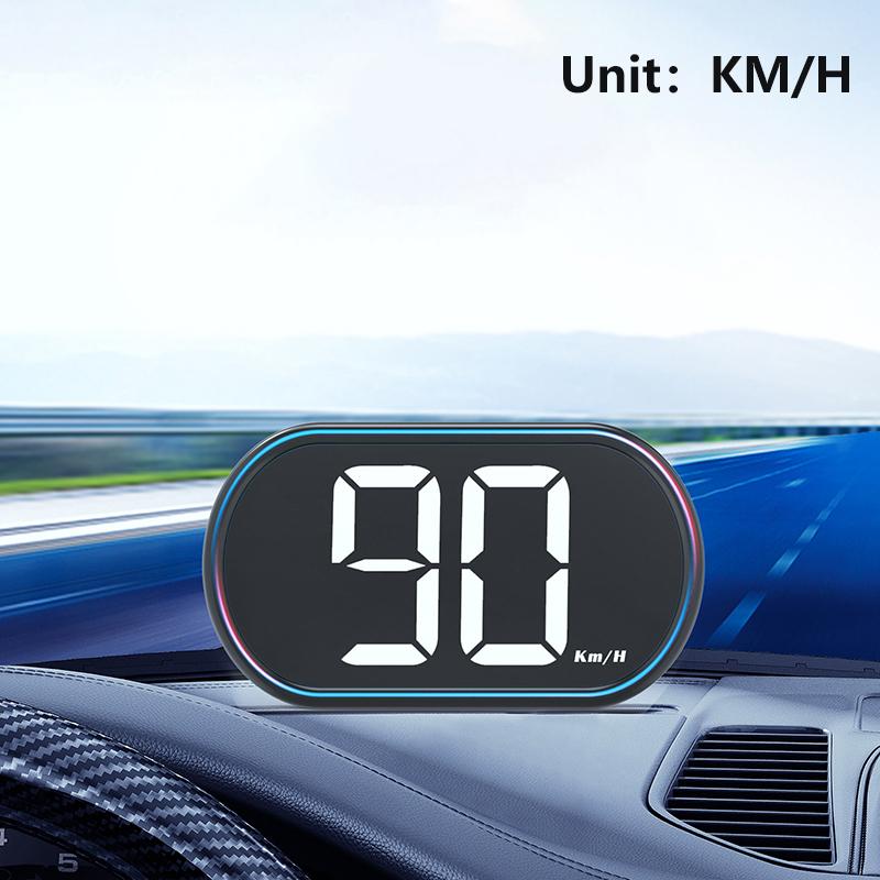

Автомобильный светодиодный цифровой измеритель скорости Проекционный дисплей Универсальные инструменты для измерения скорости автомобиля Спидометр HUD Грузовик Ассистент безопасного вождения