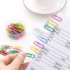 50PCS Zinc Zinc Alloy Metal Paper Clips Creative Binder Clamps File Holder Bookmark Clip  Binding