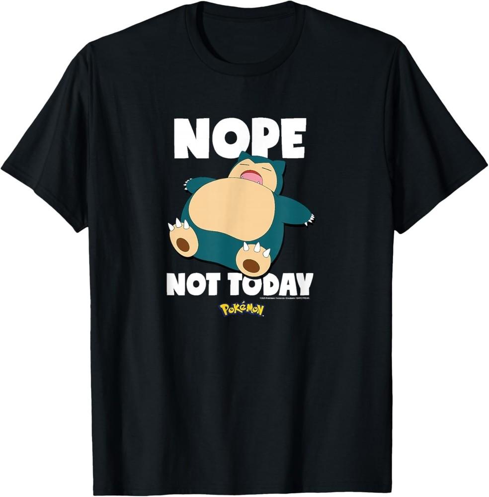 

Pokémon - Nope Not Today Snorlax T-Shirt XL