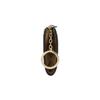 New COACH Mini Id Skinny Coated Canvas With Smooth Leather Document Wallet Card Holders Mini Women's Brown & Dark Green 88208-IMRQE