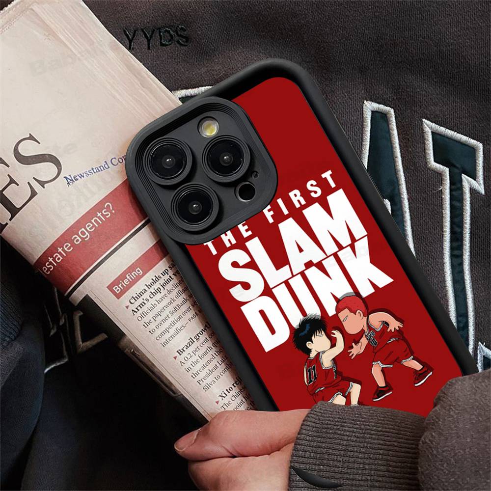 Lovely Anime S-Slam D-Dunk Phone Case For IPhone 17 16 E 15 14 13 12 11 Pro Max Plus Back Cover