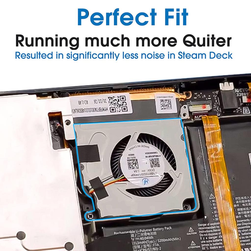 Durable Tool Compatible for Steam-Deck Game Console CPU Cooling Fan Resolve Heat Problem Screwdriver Set Bits Open Tools