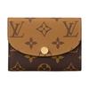 Rosalie Coin Purse Brown Monogram Reverse Canvas Women Wallets M82333