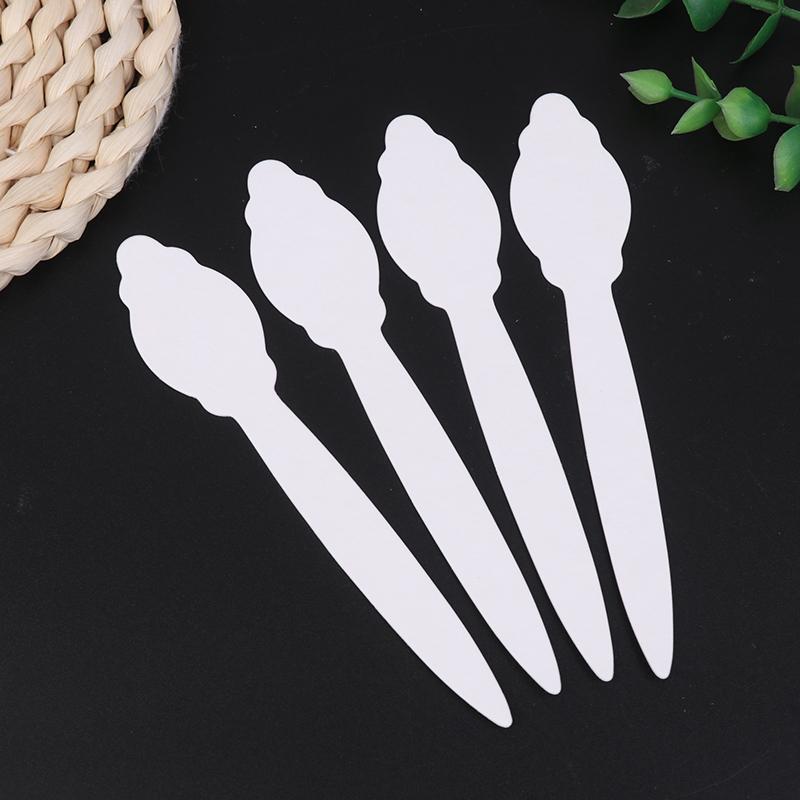100Pcs Perfume Test Strips Perfume Blotter Strips Disposable White Perfume Test Paper Strips Multi-Use For Essential Oils
