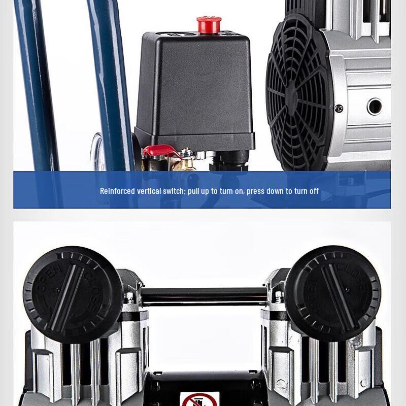 Dongcheng Oil-Free Air Compressor CN plug (adapter included)