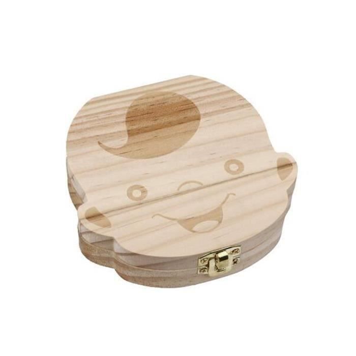 COFFRET SOUVENIRS Boîte de rangement pour Dents de bébé ,Boîte à souvenirs de bébé