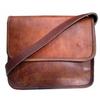 Sac messager en cuir pour ordinateur, sacoche marron vieilli, porte-documents pour ordinateur portable
