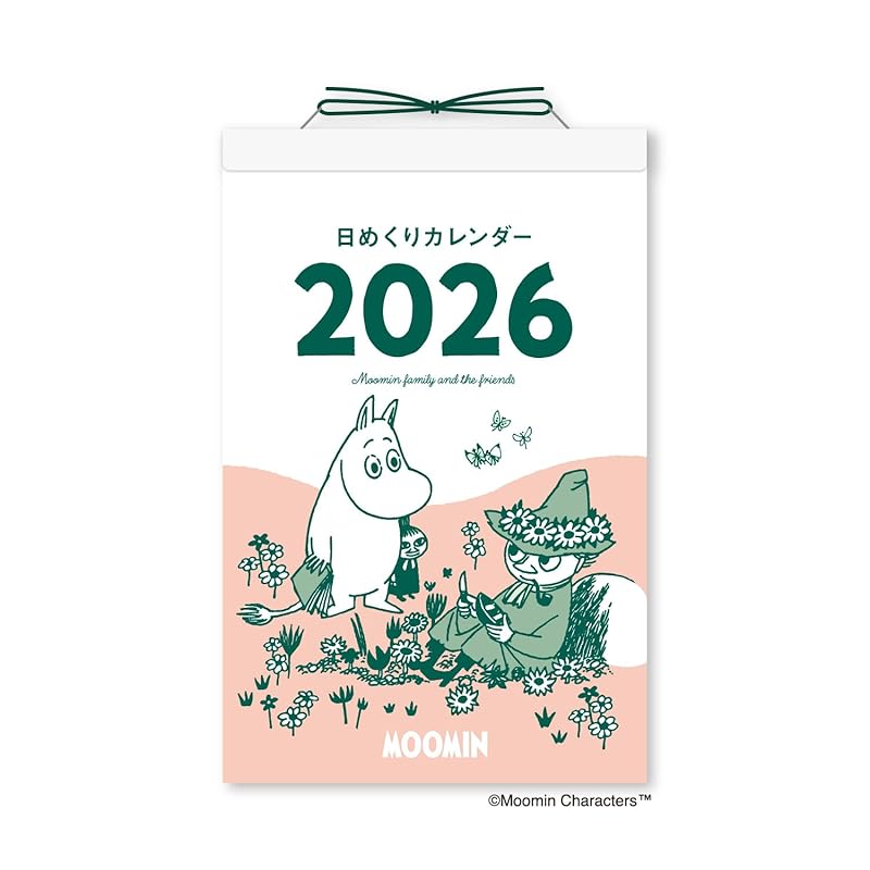 New Japan Calendar 2026 Daily Calendar Moomin NK4410