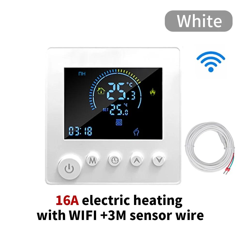 Smart WiFi Floor Heating Thermostat with LCD Display Energy - Saving for Smart Home Tuya Compatibility Emperature Control System