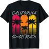 California Sunset Beach Men Women Kids T-Shirt