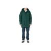 Levis FW22 Logo Mid-Length Down Jacket Men Outerwear Green A0950-0005