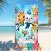 Customizable personalized beach towels Octonauts themed designs.Suitable for the beach, yoga, sports;ideal as beach accessories