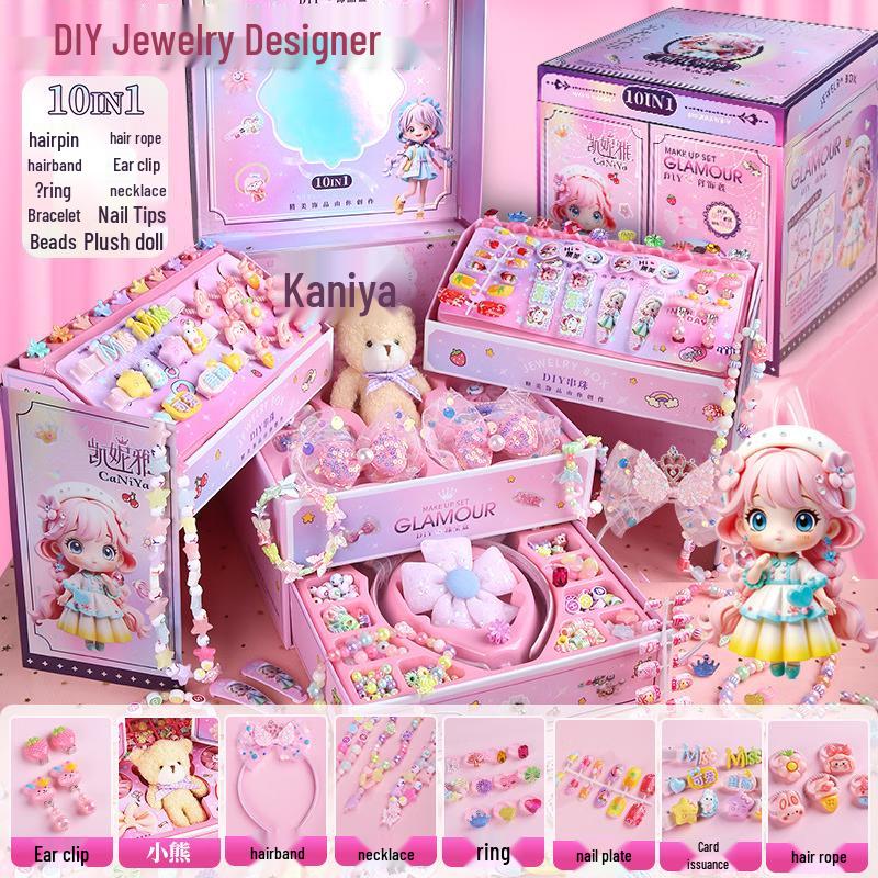 Kids DIY Bead Jewelry Designer Kit