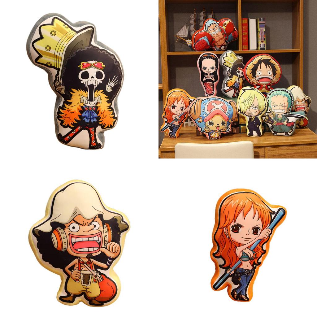 Creative One Piece Plush Pillow Cartoon Luffy Zoro Chopper Cushion Kids Festival Gift Characters)