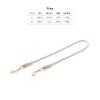 Monchéri [Mixed Color Reflective Reinforced Lead] Dog Lead for Small Dogs (Medium/Mocha) with Reflective Thread for Multiple Dogs, Walks, and Outings
