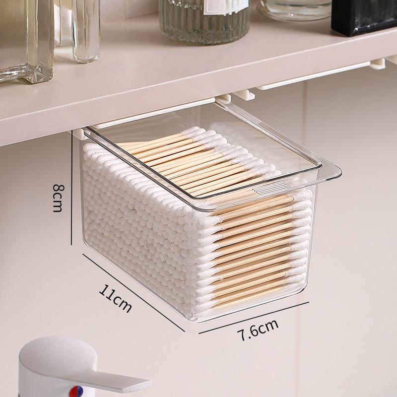 Прозрачная ватная палочка для макияжа в ванной комнате выдвижной ящик для хранения вещей в стиле ящика для хранения под зеркальным шкафом 1890₽