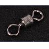 High Tensile Black Pit Embossed Alloy Figure Eight Ring Connector for High-Speed Fishing Accessories