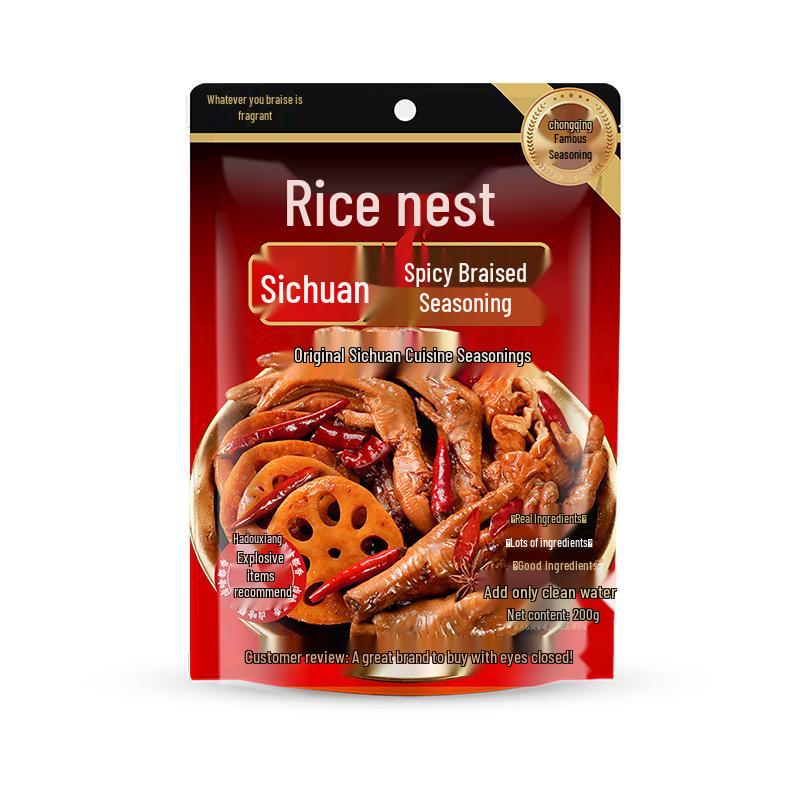 Rice Nest Sichuan Spicy Braised Sauce Mix