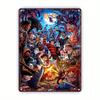 Classic Horror Movie Character Collection Art Poster Suitable for Wall Decoration Bar Door Fence High Quality Iron Hallowee