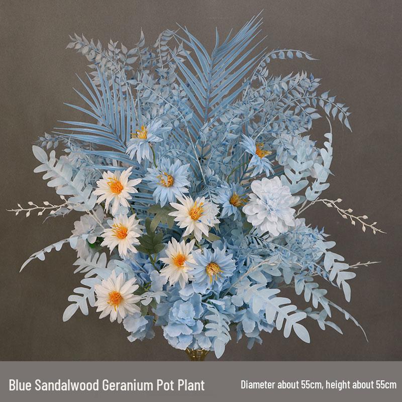 Свадебные цветочные шары цвета «Голубая дымка» для украшения прохода и столов