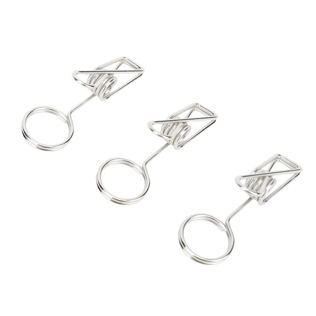 10Pcs Table Card Clips Reusable Metal Desktop Number Menu Display Holder for Wedding Event Restaurant Parties 70mm