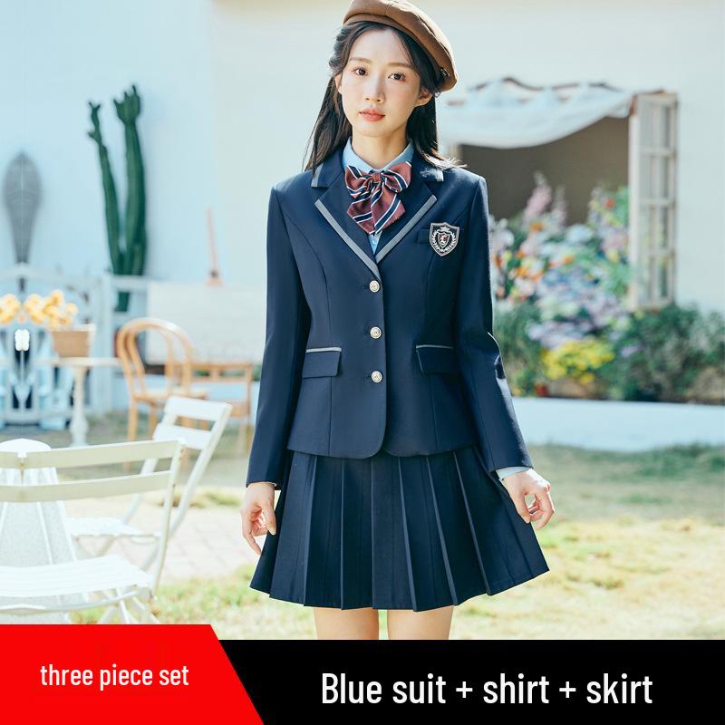 

Комплект в стиле британской академии унисекс: Школьная форма JK для учителей и учеников 3XL