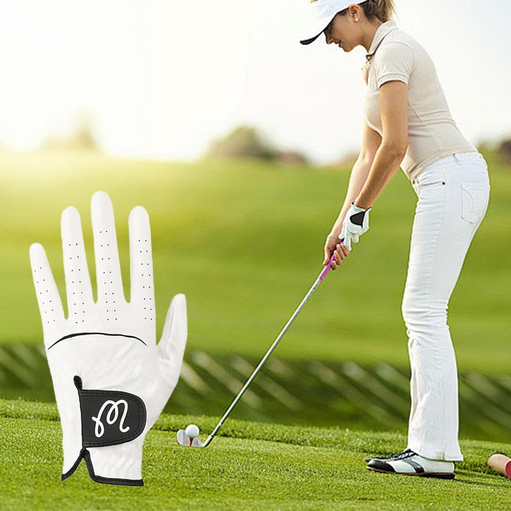 1PC Fashionable Golf Gloves For Left Hand Anti-Slip And Breathable Pu Leather Sports Gloves Golf Equipment