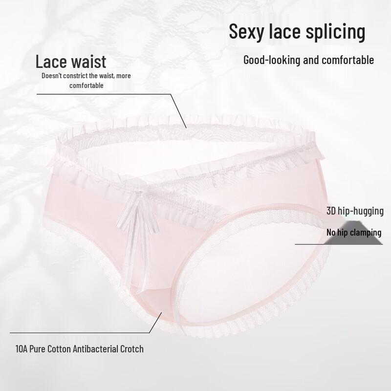 Cosmo Lady Women's Lace Seamless Briefs