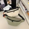 Breast Bag, Men'S And Women'S Fanny Pack, Fashionable And Simple Oxford Cloth Waterproof Breast Bag, Outdoor Sports Shoulder Messenger Bag.
