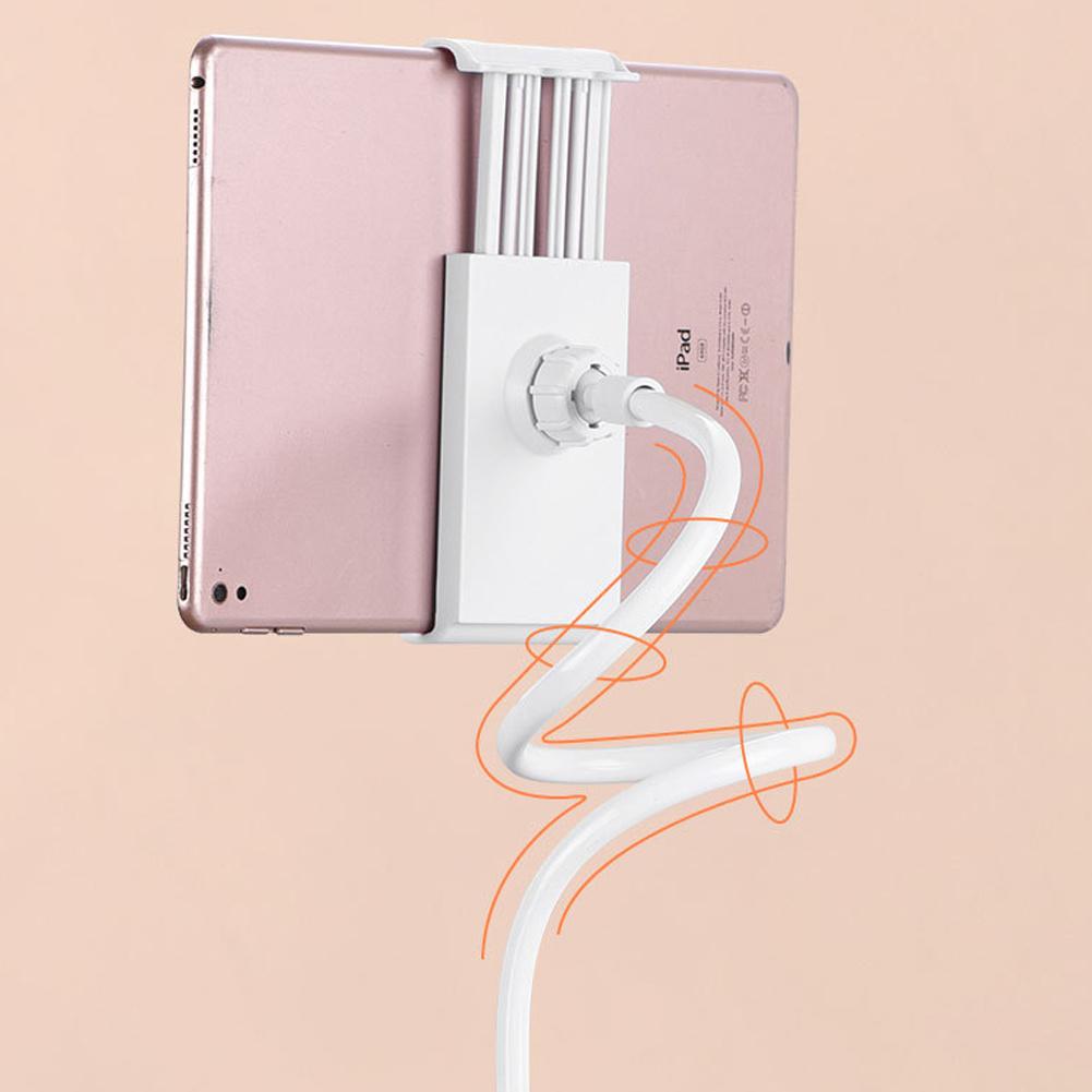 Tablet Cell Phone Bracket Lazy Bracket Adjustable Universal 360 Degree Rotation Flexible Long Arms Clip Mount Gooseneck Phones Stand
