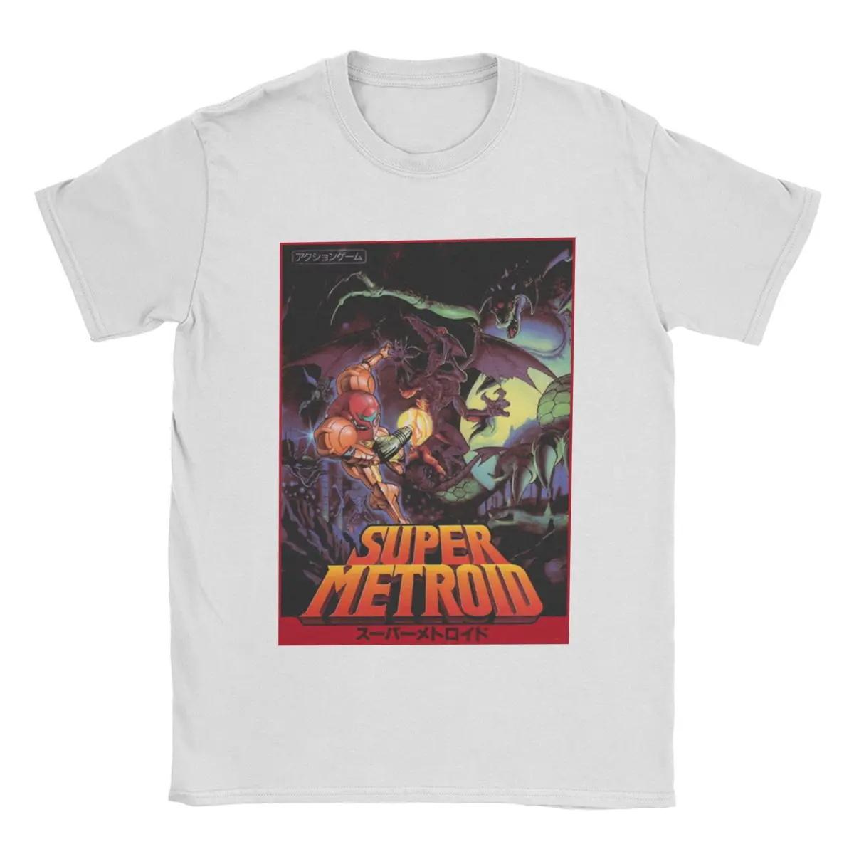 

Super Metroid T Shirts Hip Hop Leisure Streetwear Cotton Short Sleeve Harajuku Fashion Men Women Vintage Versatile Unisex Tops 4XL