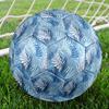 1PC Blue Leaf Soccer Ball Size 5 Football Machine Sewn Indoor/Outdoor Universal Football Gift W68