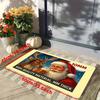 1Pcs Anti Fatigue Kitchen Rugs,  Santa Claus ReindeerPrint Waterproof Non-Slip Thick Cushioned Kitchen Mat Heavy Duty Comfort Standing Mat for Kitchen