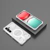 BIBERCAS J-16 Transparent Series For Samsung Galaxy S25+ Case Compatible with MagSafe TPU+PC Phone Cover