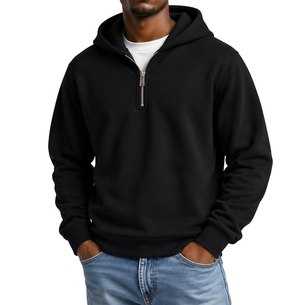Men's Hooded Sweatshirt for Spring and Fall, Casual Top for Everyday Wear and Outdoor Activities