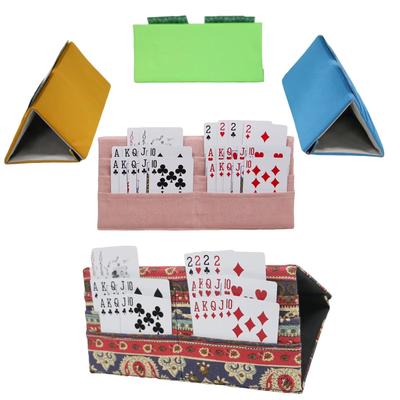 Portatarjetas de juego grande para juegos de Póker Canasta Portatarjetas