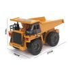 Huina 534 RC Dump Truck 1:18 6CH 2.4G Alloy Remote-Controlled Machine Remote Control RC Trucks Toys for Boys Christmas Gift
