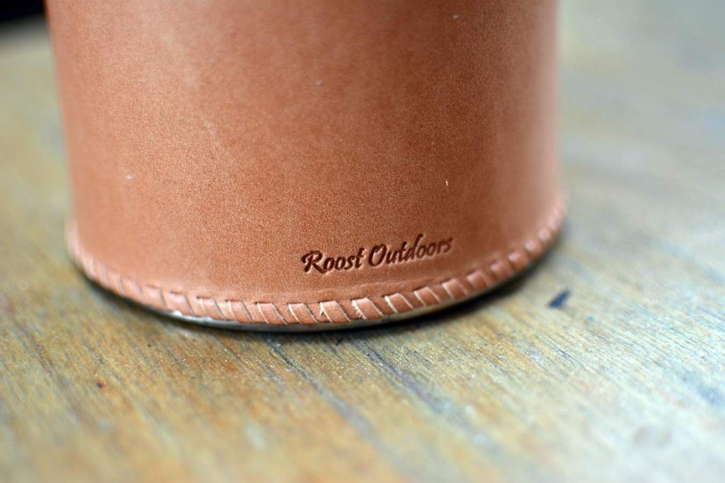 Roost Outdoors [Made from genuine leather] [Intricate double stitching] OD Can Gas Can Cover (Double Stitch Type) Gas Can OD Can Cover Leather Genuine